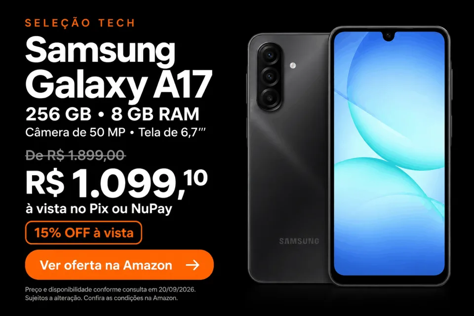Celular Samsung Galaxy A17 256GB 8GB RAM — ver oferta na Amazon